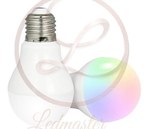 Mi-Light E27-es foglalatú 6W-os izzó RGB+CCT + távirányító