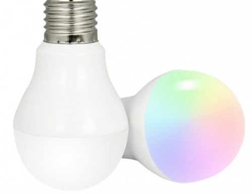 Mi-Light E27-es foglalatú 6W-os izzó RGB+CCT + távirányító