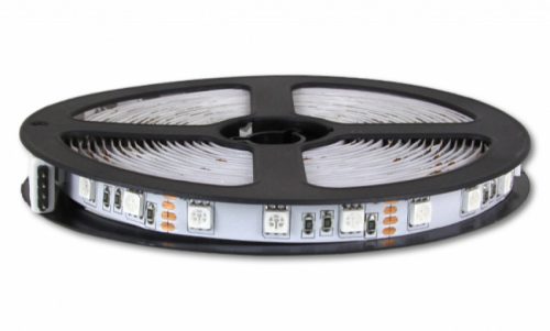 MasterLED 60 LED/méteres 12 V-os beltéri RGB 5050 LED szalag 5 m / tekercs