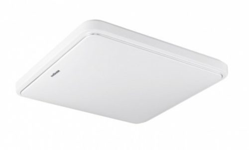 Strühm Sola Slim 28 W-os 330x330 mm négyzet alakú natúr fehér mennyezeti lámpa IP44-es védettségű