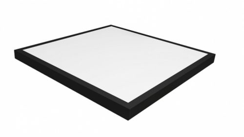 MasterLED 40 W-os szögletes 60x60 cm natúr fehér  fekete keretes falon kívüli led panel