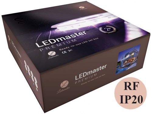 LEDmaster Prémium digitális RGB LED szalag szett rádiófrekvenciás távirányítóval  IP20 - 5 méter