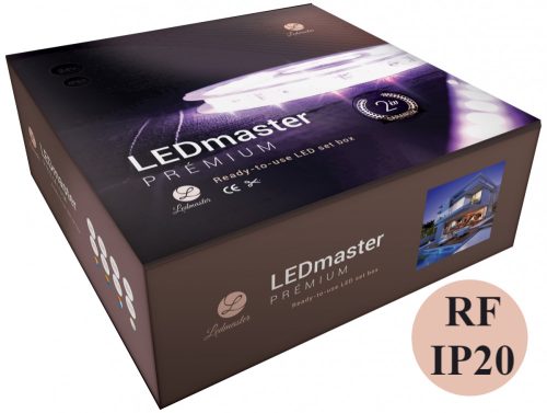 LEDmaster Prémium digitális RGB LED szalag szett rádiófrekvenciás távirányítóval  IP20 - 10 méter