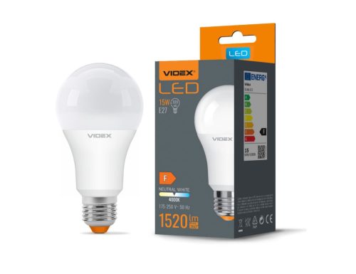 Videx A65 LED izzó 15 W-os natúr fehér  E27-es foglalattal