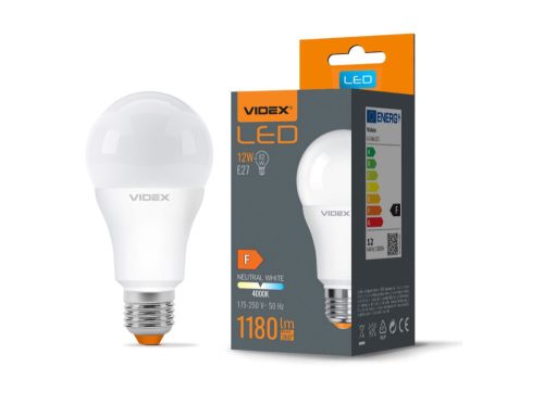 Videx A60 LED izzó 12 W-os natúr fehér  E27-es foglalattal