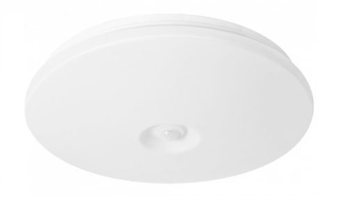 EcoLight LED 18 W-os ø330 mm  beépített mozgásérzékelős kerek  fehér mennyezeti lámpa IP44-es védettségű