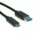 ROLINE Kábel USB 3.2 Gen 2 A - C, M/M, 0,5m, fekete