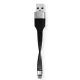 ROLINE Kábel Type-C - Type-A, USB 3.2 Gen 2,   0,11m, fekete