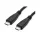 ROLINE Kábel USB 3.2 Gen 2 C - C, M/M, 10Gbit/s, PD (Power Delivery) 20V5A - 100W, Emark-al, Video Support, 1m, fekete