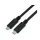 ROLINE Kábel USB 3.2 Gen 2 C - C, M/M, 10Gbit/s, PD, 20V5A - 100W, 8K@60Hz, Emark-al, Video Support, 5m, fekete