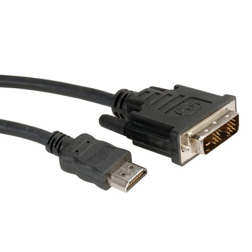 ROLINE Kábel DVI - HDMI Full HD, 2m