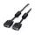ROLINE kábel VGA HQ + Ferrite + DDC, HD15, M/M, 15m, fekete