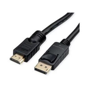   ROLINE Kábel DisplayPort 1.2 DP - HDMI 4K@60Hz, M/M, 10m, fekete