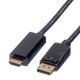 ROLINE Kábel DisplayPort 1.2 DP - HDMI 4K, M/M, 3m