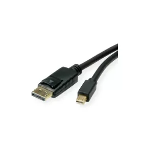   ROLINE Kábel DisplayPort 1.4 - Mini DisplayPort, 8K@60Hz, HDR, M/M, 1m, fekete