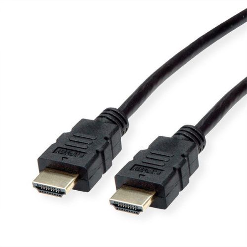 ROLINE Kábel HDMI - HDMI High Speed TPE, ethernettel,   2m, fekete