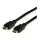 VALUE kábel HDMI 2.0 HDMI - HDMI 4K@60Hz High Speed + Ethernet, M/M, erősített dugós,  2m, fekete