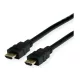 VALUE kábel HDMI 2.0 HDMI - HDMI 4K@60Hz High Speed + Ethernet, M/M, erősített dugós,  2m, fekete