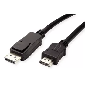   VALUE Kábel DisplayPort 1.1 - HDMI, 2K@60Hz, M/M, 1,5m, fekete