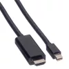 VALUE kábel Mini DisplayPort 1.2 - HDMI (UHDTV), Mini DP-UHDTV, 4K@60Hz, M/M, 3m, fekete