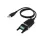 ROLINE Kábel USB-A - RS422/485, konverter, M/M, 1,2m, fekete