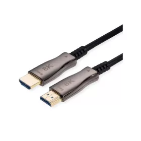   VALUE kábel HDMI 2.1 HDMI - HDMI Optikai, AOC, 8K@60Hz, M/M, 20m, fekete
