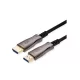 VALUE kábel HDMI 2.1 HDMI - HDMI Optikai, AOC, 8K@60Hz, M/M, 50m, fekete