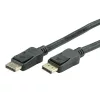 VALUE Kábel DisplayPort 1.2 Aktív DP - DP, 4K@60Hz,  M/M, 20m, fekete