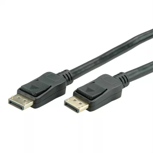 VALUE Kábel DisplayPort 1.2 Aktív DP - DP, 4K@60Hz,  M/M, 20m, fekete
