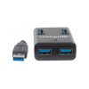 MANHATTAN USB 3.2 Gen1 HUB 4 portos aktív