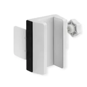   VALUE Szorító hálózati elosztó asztali tartó, asztal lábra szorítható aljzatléc tartó bilinccsel, függőleges, fehér