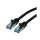 ROLINE Patch kábel S/FTP PATCH CAT6a LSOH,    7,5m, fekete