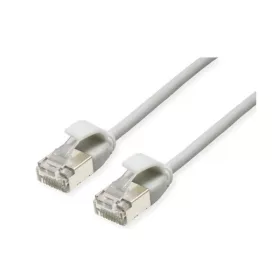   ROLINE Patch kábel U/FTP CAT6a LSOH, Slim, ultra hajlékony, data center kábel, kihúzásgátló,    3m, szürke