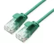 ROLINE Kábel UTP CAT6a LSOH, Slim, ultra hajlékony, data center kábel, kihúzásgátló,   5m, zöld