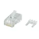 ROLINE RJ45 dugó UTP CAT6, 8P8C 10 db/csomag Fali kábelhez