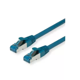 VALUE Patch kábel S/FTP, CAT6A, 0,5m, kék