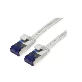 VALUE Patch kábel FTP CAT6a lapos kivitel 3m, szürke