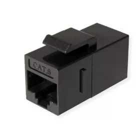 VALUE Toldó, Coupler UTP RJ45 CAT6 8P8C, fekete