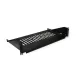 VALUE Polc 19" fix 485 x 250mm, max 15kg, 2U, fekete