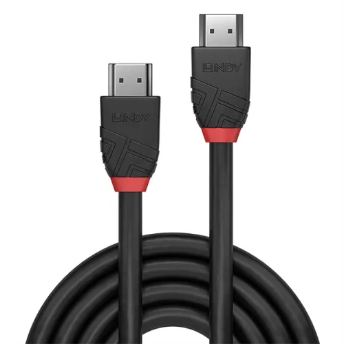 LINDY Kábel HDMI 2.0 HDMI - HDMI, High Speed Black Line, 4K@60Hz, M/M, 3m, fekete
