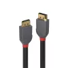 LINDY Kábel DisplayPort 1.4 DP - DP, Anthra Line, 8K@60Hz, M/M  1m, fekete