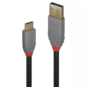   LINDY Kábel USB 3.2 Gen2 A - C, 5A, 10Gbps, M/M  1,5m, fekete