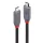 LINDY Kábel USB 4, C - C, 240W, 40Gbps, M/M  0,8m, fekete