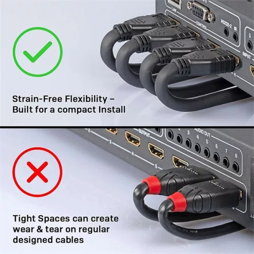 LINDY Kábel Ultra Hajlékony HDMI 2.0 HDMI - HDMI, 4K@60Hz, M/M,   2m, fekete