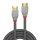 LINDY Kábel HDMI 2.0 HDMI - HDMI, Cromo Line, 4K@60Hz, M/M,   3m, szürke