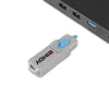 LINDY Dugó biztonsági, Port Blocker, HDMI + kulcs, kék (4db dugó + 1db kulcs)