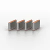 LINDY Dugó biztonsági, Port Blocker, USB C + kulcs, narancssárga (4db dugó + 1db kulcs)