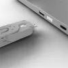 LINDY Dugó biztonsági, Port Blocker, USB A és kulcs, fehér (4db dugó + kulcs)