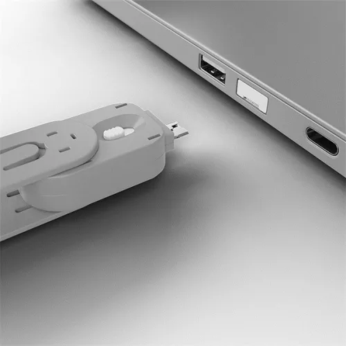 LINDY Dugó biztonsági, Port Blocker, USB A és kulcs, fehér (4db dugó + kulcs)