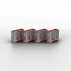 LINDY Dugó biztonsági, Port Blocker, USB A, rózsaszín (10db/csomag)